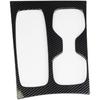 Korlot Carbon Fiber Center Console Gear Shift Cupholder Panel Cover Trim for Hyundai Tucson/Santa Cruz 2022-2026
