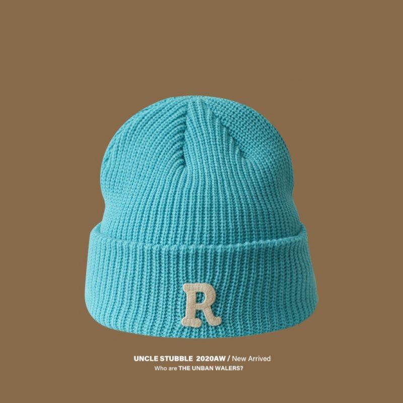 Hat Winter Female High-value Round Face Student Versatile Cold-proof Warm Face Small Knitted Wool Hat