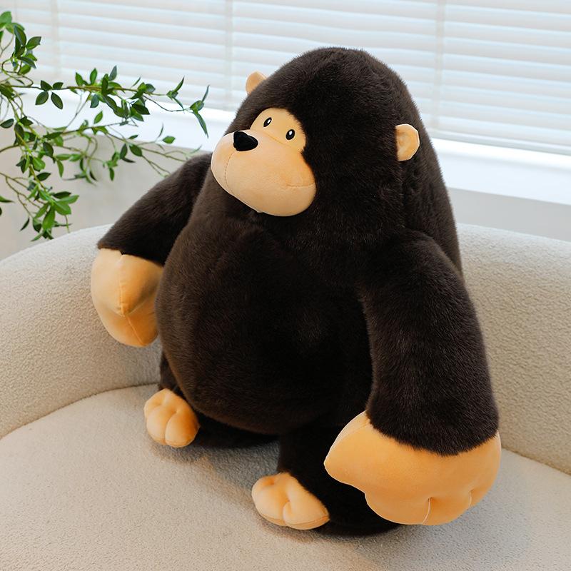 Cartoon Gorilla Plush Toy Children's Doll Ferry Exchange Doll Monkey Home Decoration Souvenir