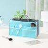 Multi Functional Large Capacity Makeup Bag Portable Double Zipper Toiletries Travel Storage Bag Mommy Bag Multi Pocket Cosmetic