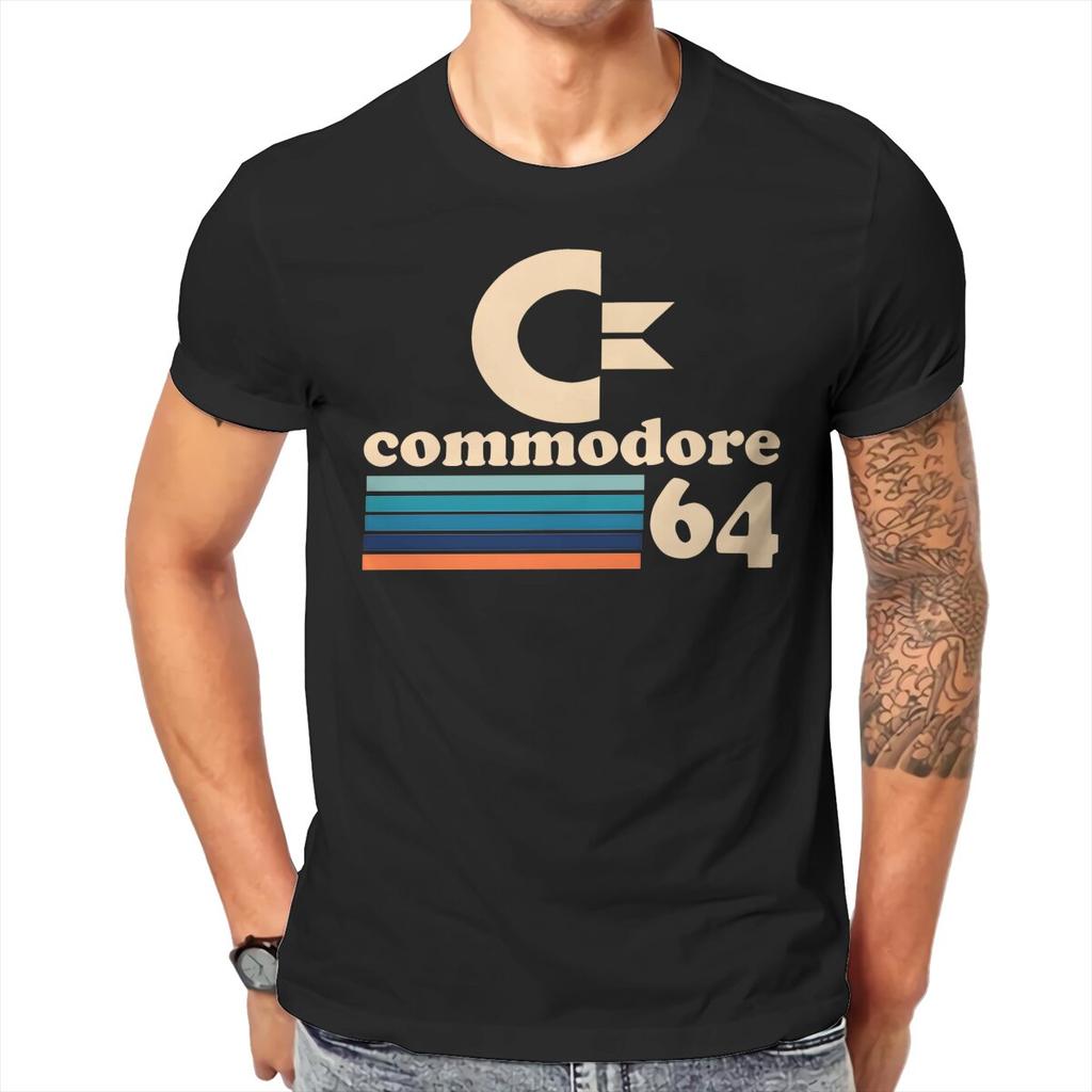 T-shirt Commodore 64 Uomo Unisex T-shirt Cotone Abbigliamento Unisex