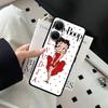 Cartoon B-Betty B-Boop Phone Case For Xiaomi Mi 5X 8 9 10 11 12 Lite Pro 10T PocoX3pro PocoM3 Note 10 Pro Lite