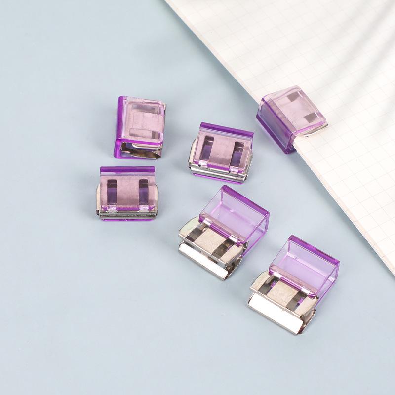 Przezroczyste wielofunkcyjne spinacze studenckie do plików testowych i książek