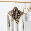 1116 New Versatile Cashew Nut Square Scarf High-end Silk Scarf Women's Spring and Summer Temperament Light Luxury Women's Decorative Silk Scarf