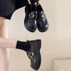 British style platform loafers women's 2025 spring and summer new thick heel retro fashion small Mary Jane small leather shoes