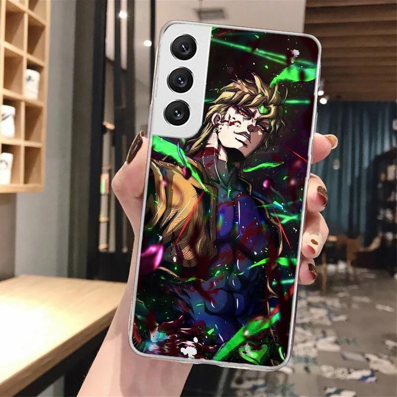 JoJo Abenteuer Dio Diego Brando Weiche Handyhülle Für Samsung Galaxy S24 S23 S22 S25 Ultra S21 Plus S20 FE S10 + S25 Edge Muster