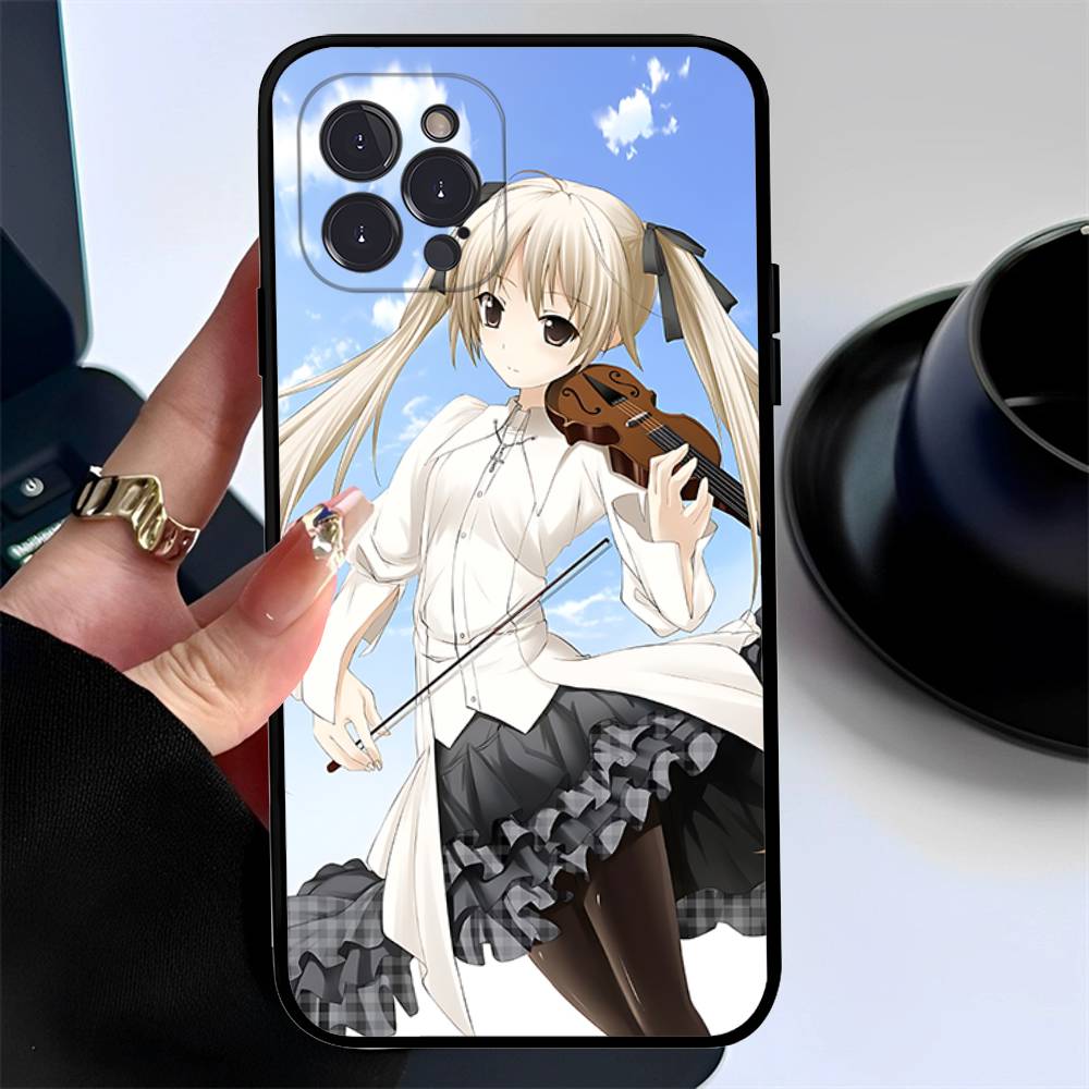 Yosuga No Sora Cartoon Phone Case Silicone Soft For Iphone 16 15 14 13 12 11 Pro Mini XS MAX Plus X Cover