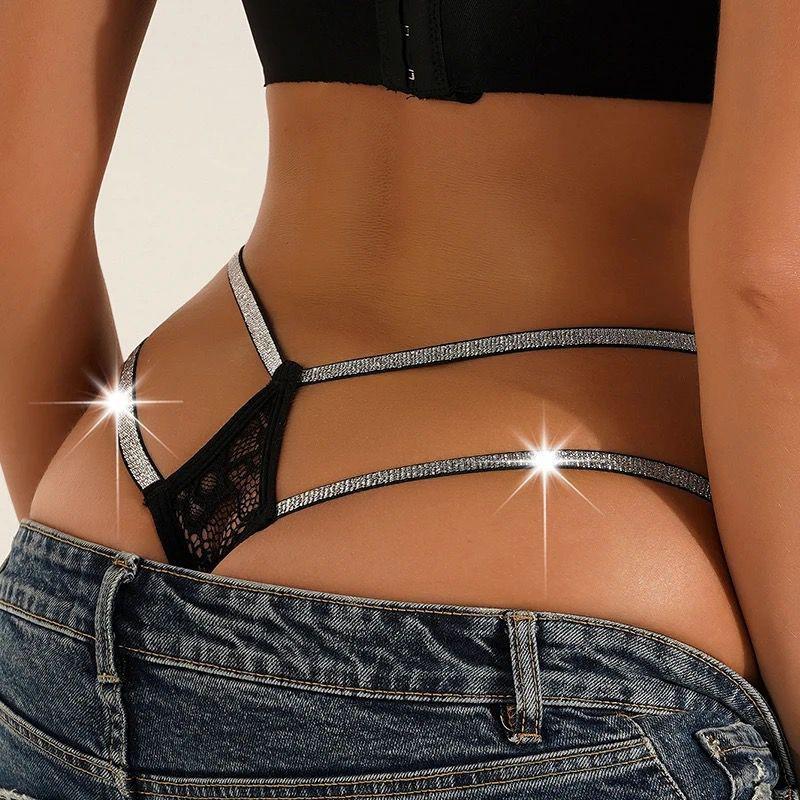 European Style Multi-size Colorful Crotchless Lace Underwear for Men and Women