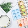 6 Cavity Cute Cat Paw Silicone Mold 3D Fondant Chocolate Mould DIY Cake Dessert Mould Kitchen Baking DIY Supplies