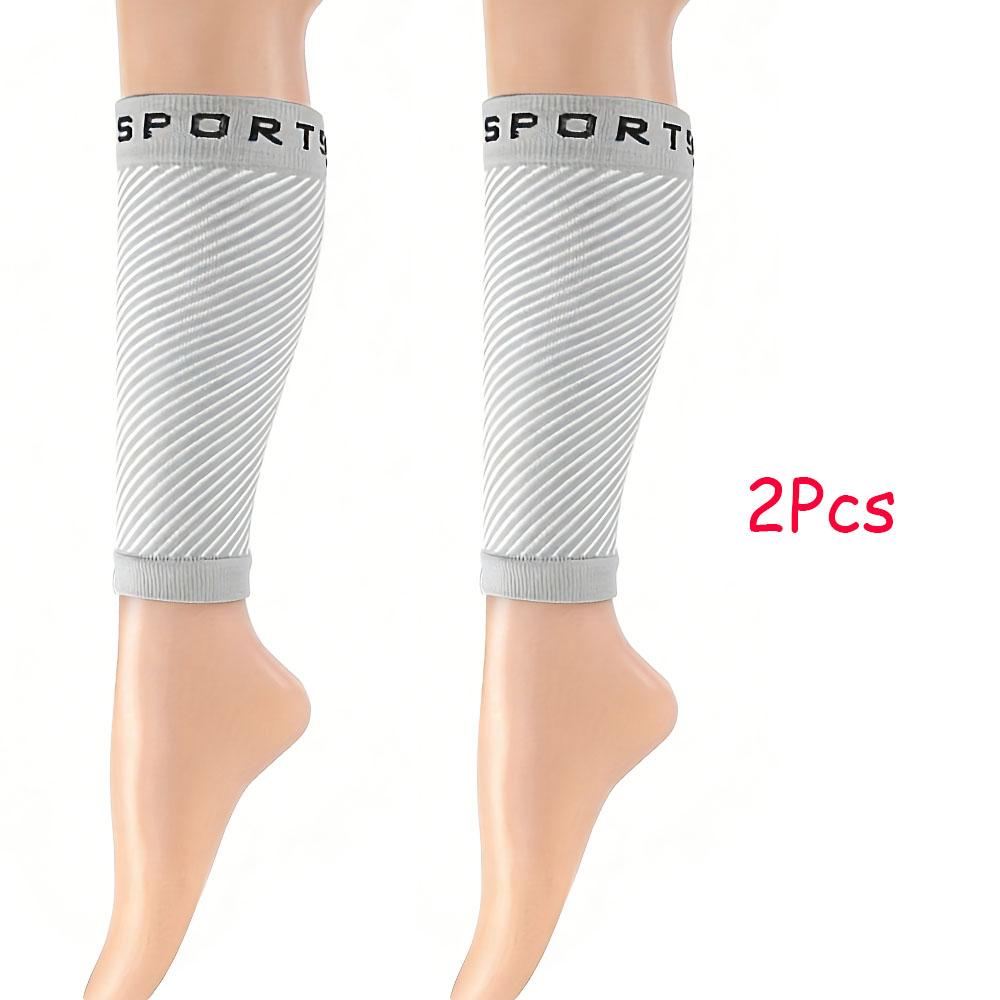 

2Pcs Calf Compression Sleeves 20-30mmHg for Men/Women Shin Splints Running Leg Pain Relief New Design Nurses Compression Socks серый