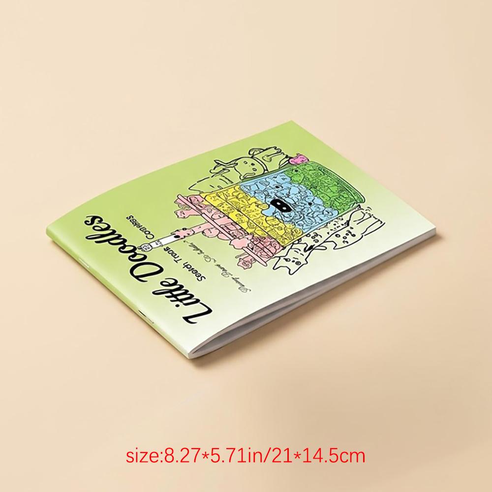 A5 Fishing Line Manuscript Graffiti Drawing Notebook Decompression Copy Drawing Fishing Line Manuscript Graffiti Notebook