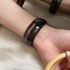 C Shape Exaggerated Bracelet Smudging Design Wide Cuff Bangles Retro Hand Ring  Casual Wear