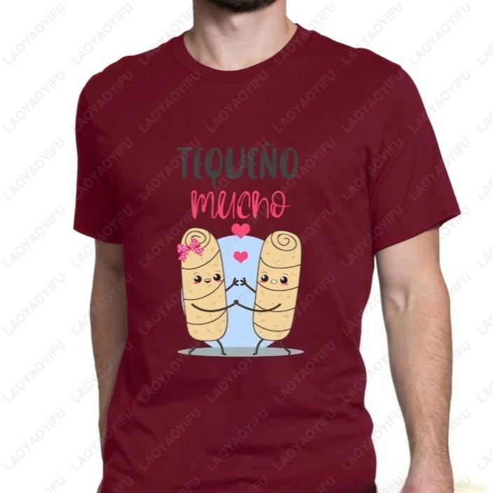 

Venezuelan Shirt Tequeño Mucho Shirt Cute Foodie Tshirt Venezuela Unisex Cotton Tees Tequeño Gift for Girlfriend Boyfriend Tops 4XL