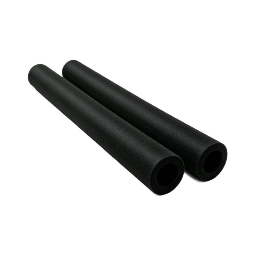 Black Rubber Plastic Foam Insulation Sleeve for 2 Inch Pipes Fire Resistant Weatherproof 3.2mm x 52mm x 1900mm