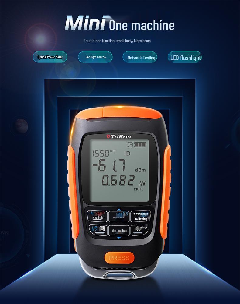 High-Precision Rechargeable Optical Power Meter & Red Light Fiber Optic Pen