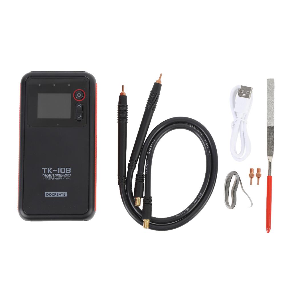 Battery Spot Welder Portable Welding Machine with LCD Screen Double Pulse and Copper Spot Welding