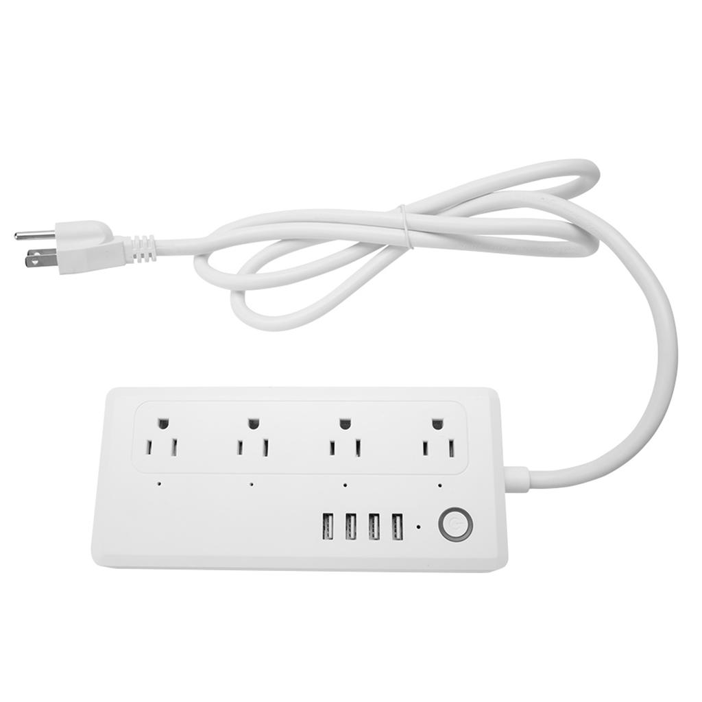 Multiprise WiFi Protection Surtension Intelligente 4 Ports USB Prise Contrôlée Vocalement