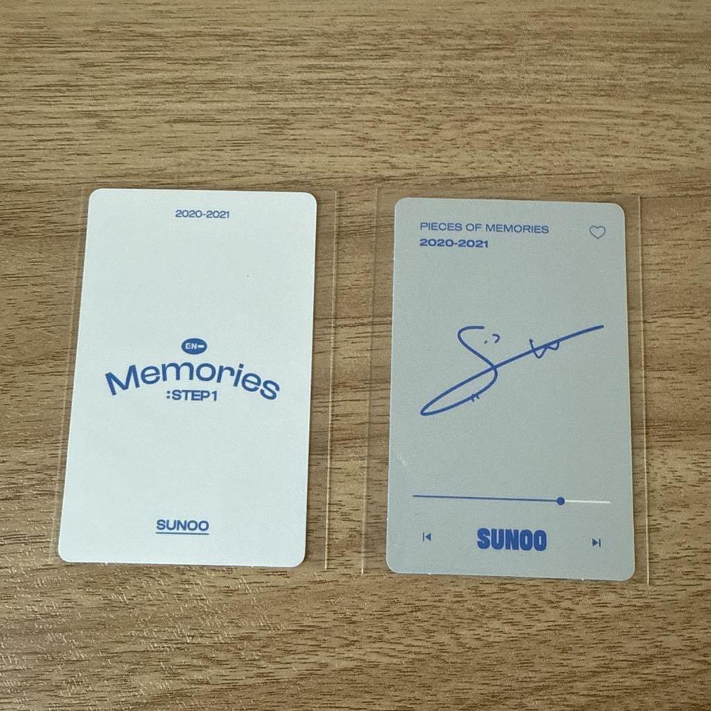 [USED] ENHYPEN Sunwoo Memories Trading Card