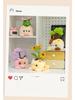 Cat Potted Plant Plush Toy - Cute Cartoon Green Ornament for Home, Office, or Children's Room Gift