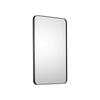 Square Wall Mounted Mirror 22" x 30" Mirror with Aluminium Alloy Frame