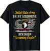 US Army 101st Airborne Division Veteran TShirt 100 Cotton ONeck Summer Short Sleeve Casual Mens Tshirt Size S3XL