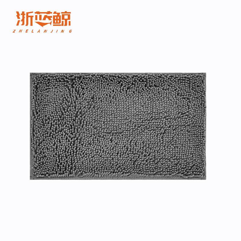 ZLJ Chenille Absorbent Non-Slip Bathroom Mat
