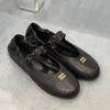 Schafsleder~ Französische Retro-Echtleder-Mary-Jane-Schuhe für Damen, vielseitige koreanische kleine Lederschuhe, leichte Ballerinas