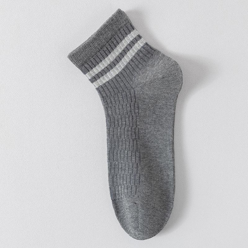 

Мужские летние тонкие полосатые дышащие носки для впитывания пота, дезодорирующие, не скатывающиеся, бесшовные, спортивные 1 pair