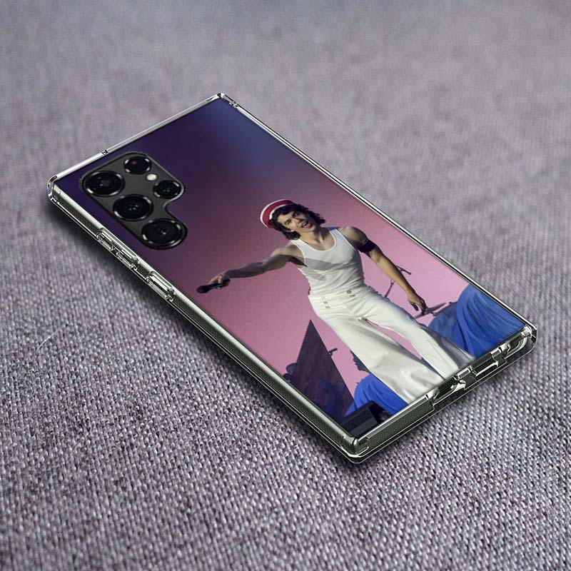 C-Conan Gray Wishbone Phone Case For Samsung Galaxy S24 S23 S21 S20 FE S22 S26 Ultra S25 Edge S10 Plus Cover Clear TPU Capa Shel