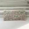 Flat Pencil Case - Daisy Peach (Single Item)