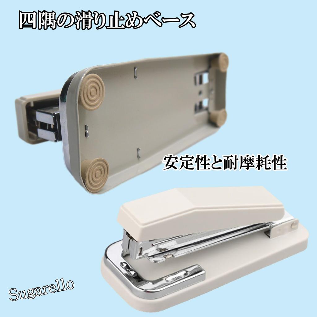 Sugarello Rotary Book Stapler, Saddle Stitch, Medium Size, Desktop Staples, Compact, 1000 Staples Included, for Business, School, and Office Use