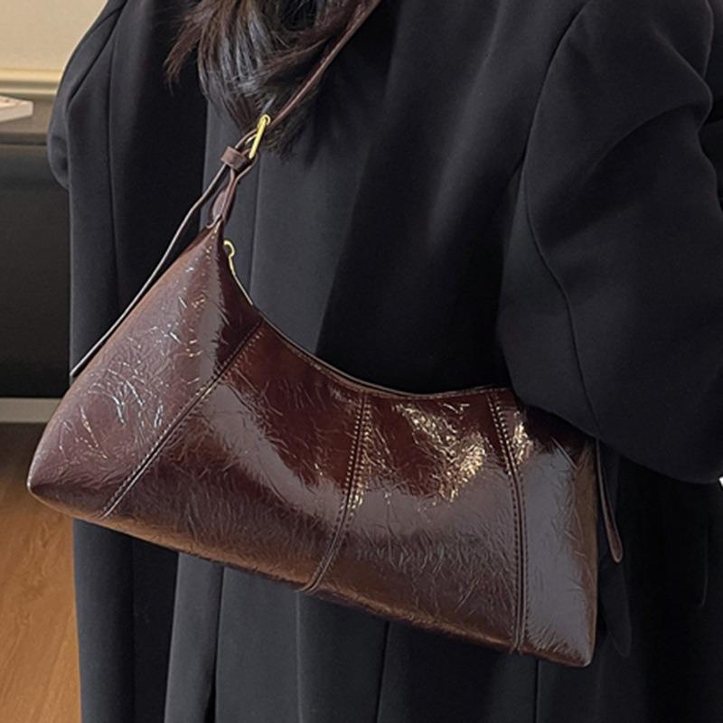 High Value Bag Women's Bag New Autumn Portable Messenger Bag Niche Underarm Shoulder Bag Baguette Bag