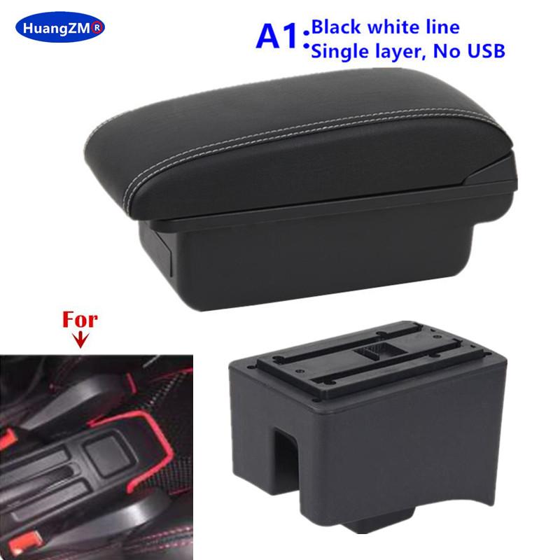 For Volkswagen Polo Armrest Box For Volkswagen VW Vento Polo V 2009-2020 Car Armrest box Storage box Retrofit Car Accessories