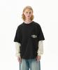 MAHAGRID Cross Logo Thermal Ls Tee Charcoal(Mg2Ffmt571A)