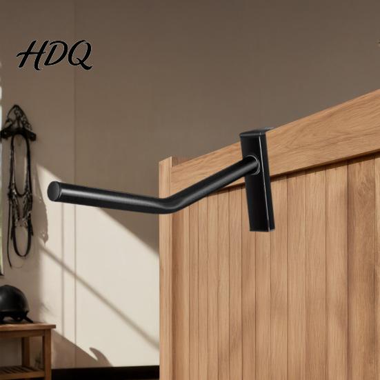 Heavy Duty Saddle Rack Portable Horse Rack Hangs On Stall Walls or Doors No Drill Removable Holder Hanger for Western English Storage Equipment