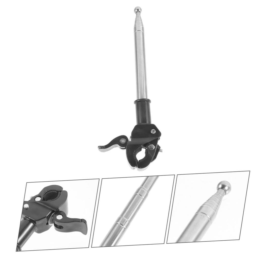 COSMEVIVI 2pcs Bike Flagpole Flag Pole for Bike Bicycle Handlebar Flag Pole Portable Flag