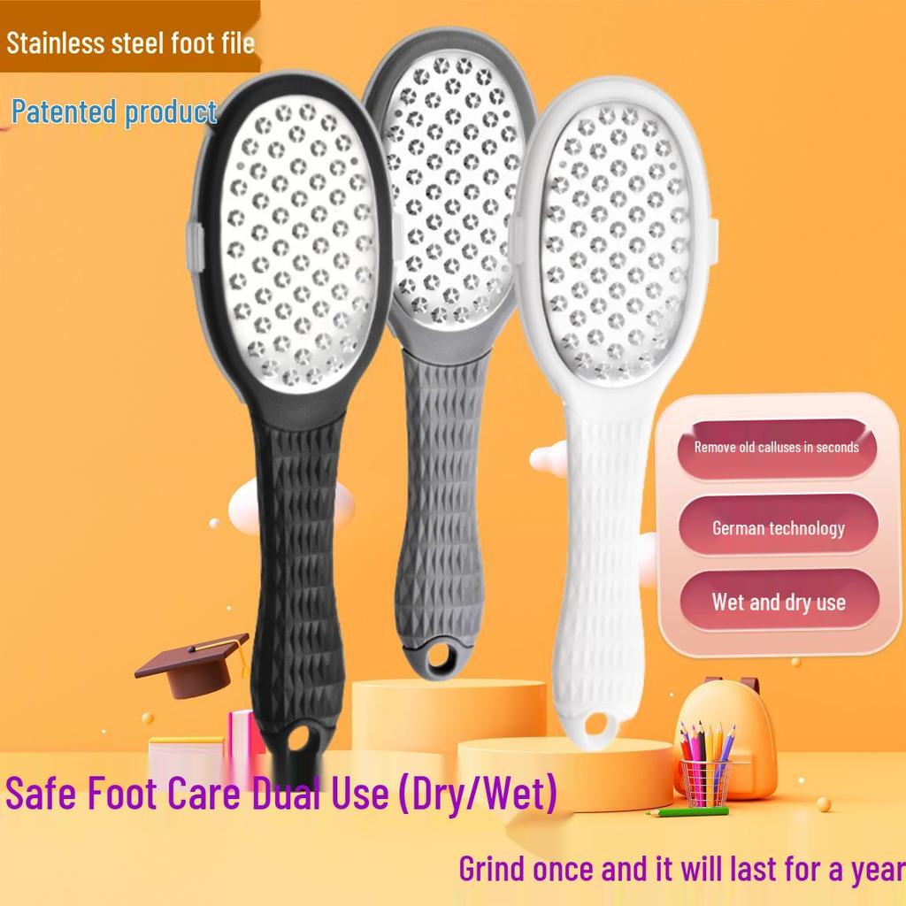 German Pedicure Callus Remover: Foot Grinder, File, and Scraper for Thick Skin.