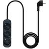 NANOCABLE 10.38.0003-NS-BK - Multiprise avec 3 Prises, 1,4 m, Noir