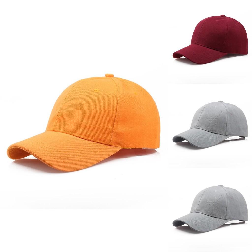 Unisex Adjustable Solid Canvas Baseball Cap Perfect For Outdoor Activities And Sports