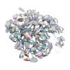 400PCS Flat Back Rhinestones Drop Shape Resin Sewing Crystals for Clothing Garments Crafts 10.5x18mm