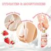 Lozione Corpo Fragola e Latte - Idrata Profondamente e Nutre Beige Chiaro, Migliora la Morbidezza Beige Chiaro, Protegge dalla Secchezza