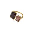 Elegant Rhinestone Open Square Ring - Versatile High-End Fashion Jewelry