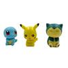 1Set/6pcs Gashapon Toys Pikachu Espeon Charmander Eevee Snorlax Jolteon Flareon Cute Figure Clip Action Model Toys 3cm
