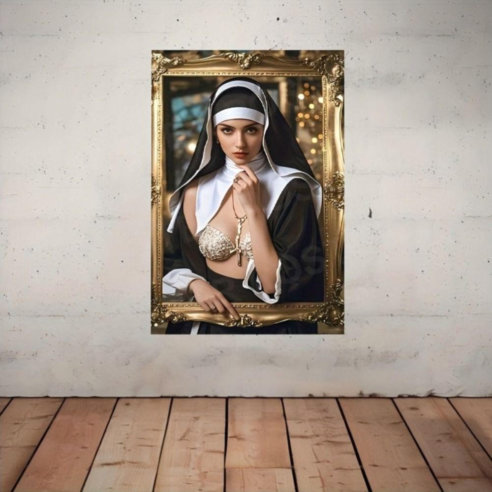 Sexy Girl Poster On the Wall, Metal Plaque