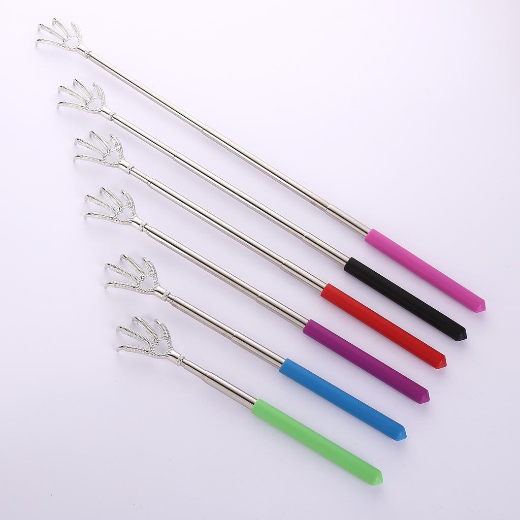 Stainless Steel Stretchable Non Tickling, Eagle Claw Shaped Scratching Device, Home Back Massage Scratching Tool