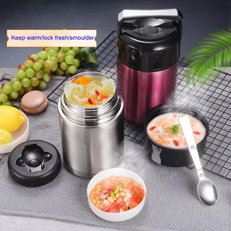 1000ml Large Lunch Box Insulated Lunch Bag Food Warmer Soup Cup Thermos Containers Bento Lunch Box for Kids