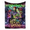 Hocus Pocus Blanket Warm and Vibrant Throw Blanket for Bed Multi-Purpose Cozy and Thoughtful Idea for Valentine's Day Halloween