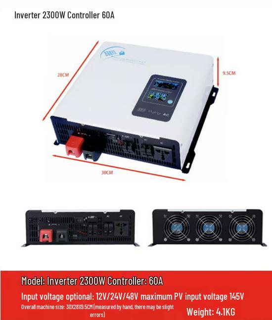 Home Off-Grid All-in-One Inverter Controller (12/24/48V)