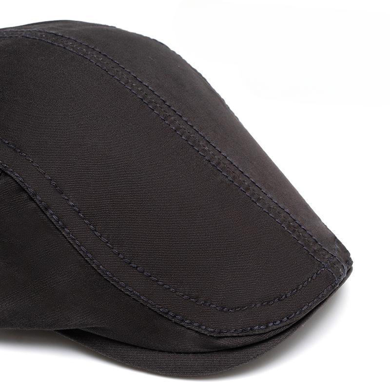 Men'S British Newsboy Hat Cotton Washed Beret Bare Cap Fashion Forward Hat Painter Hat