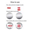 50-300pcs Silver Scratch Off Stickers Round Shape Labels Sticker DIY Handmade For Game Scratch Sticker Labels Stationery